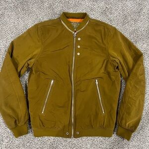 Vintage Diesel Industry Green Insulated Bomber Zip Up Jacket Men’s Size Large